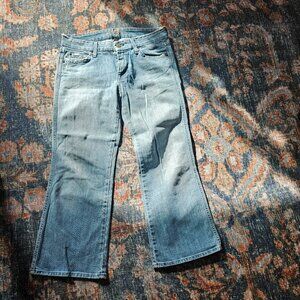 7 for all mankind crop jean